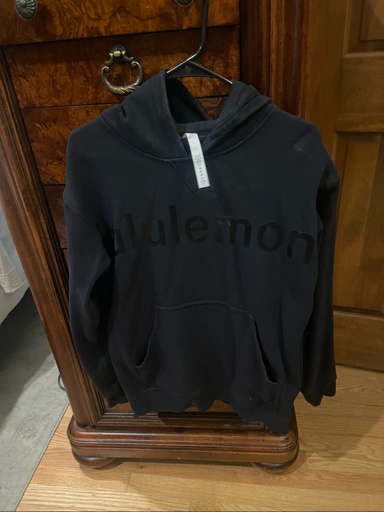 lululemon athletica Tops - lululemon athletica unisex Black Crewneck Hoodie Sweater